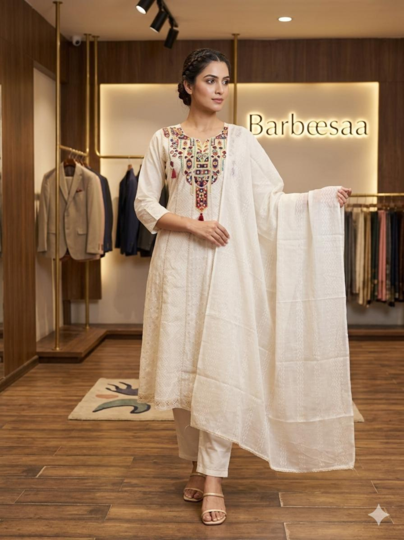 BARBEE W.KURTI SET TRADITIONAL
