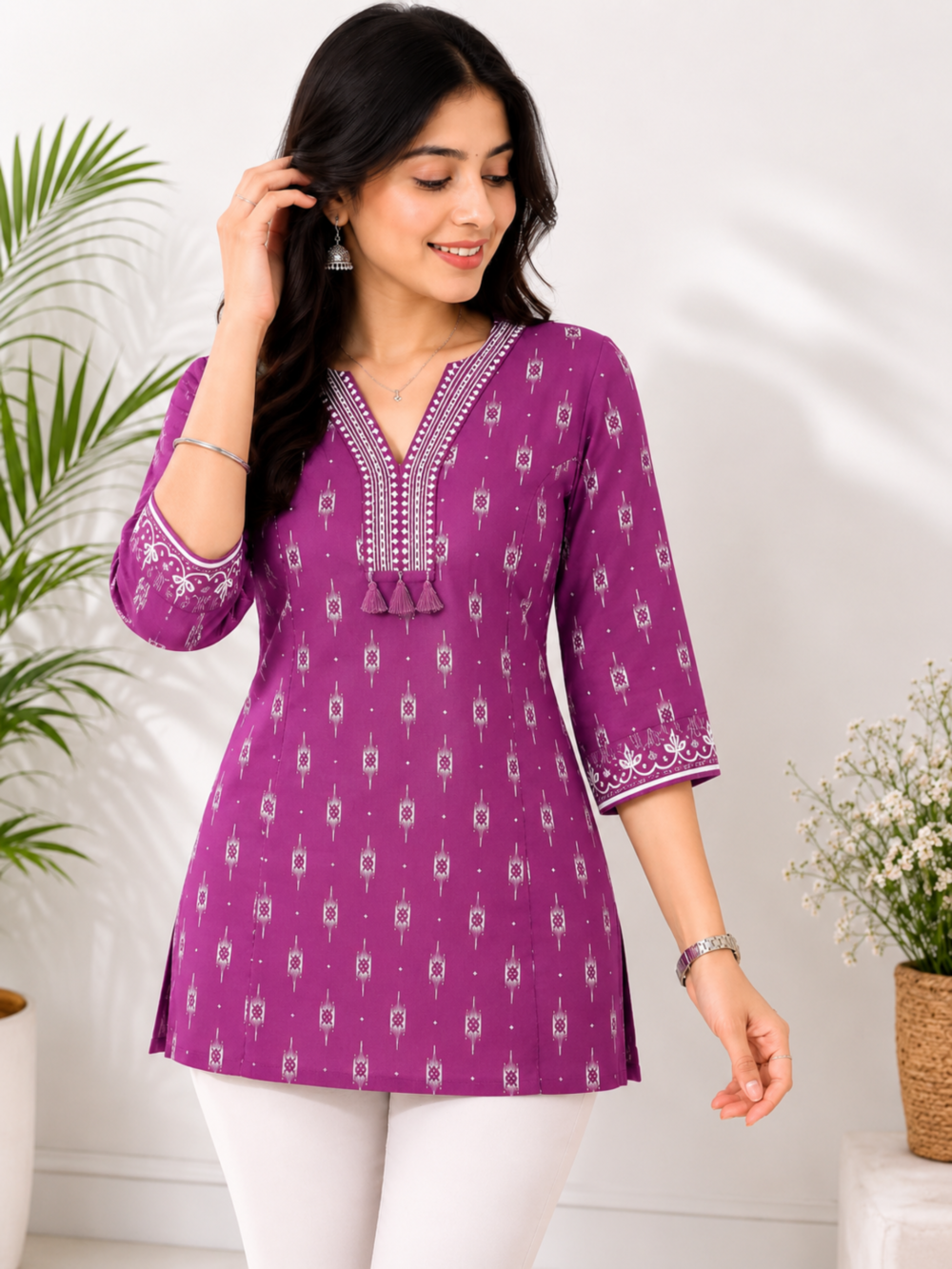 Siddhivinayak Women Short Kurti