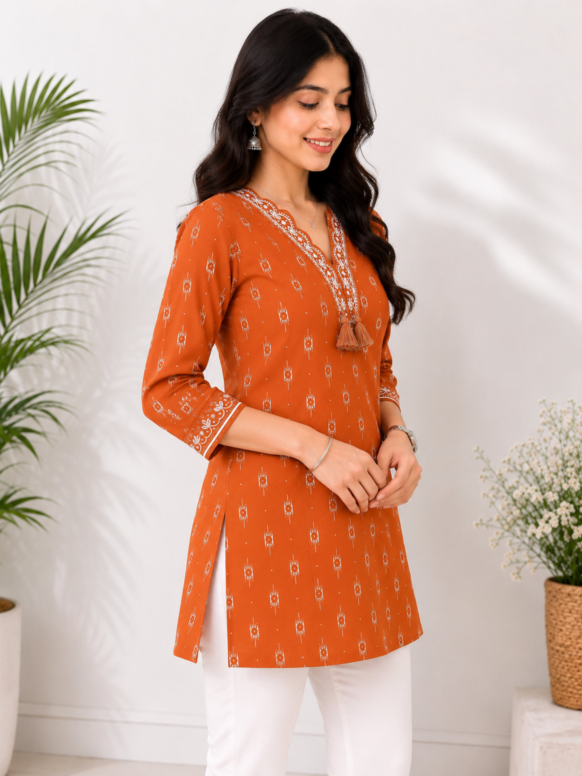 Siddhivinayak Women Short Kurti - Image 2
