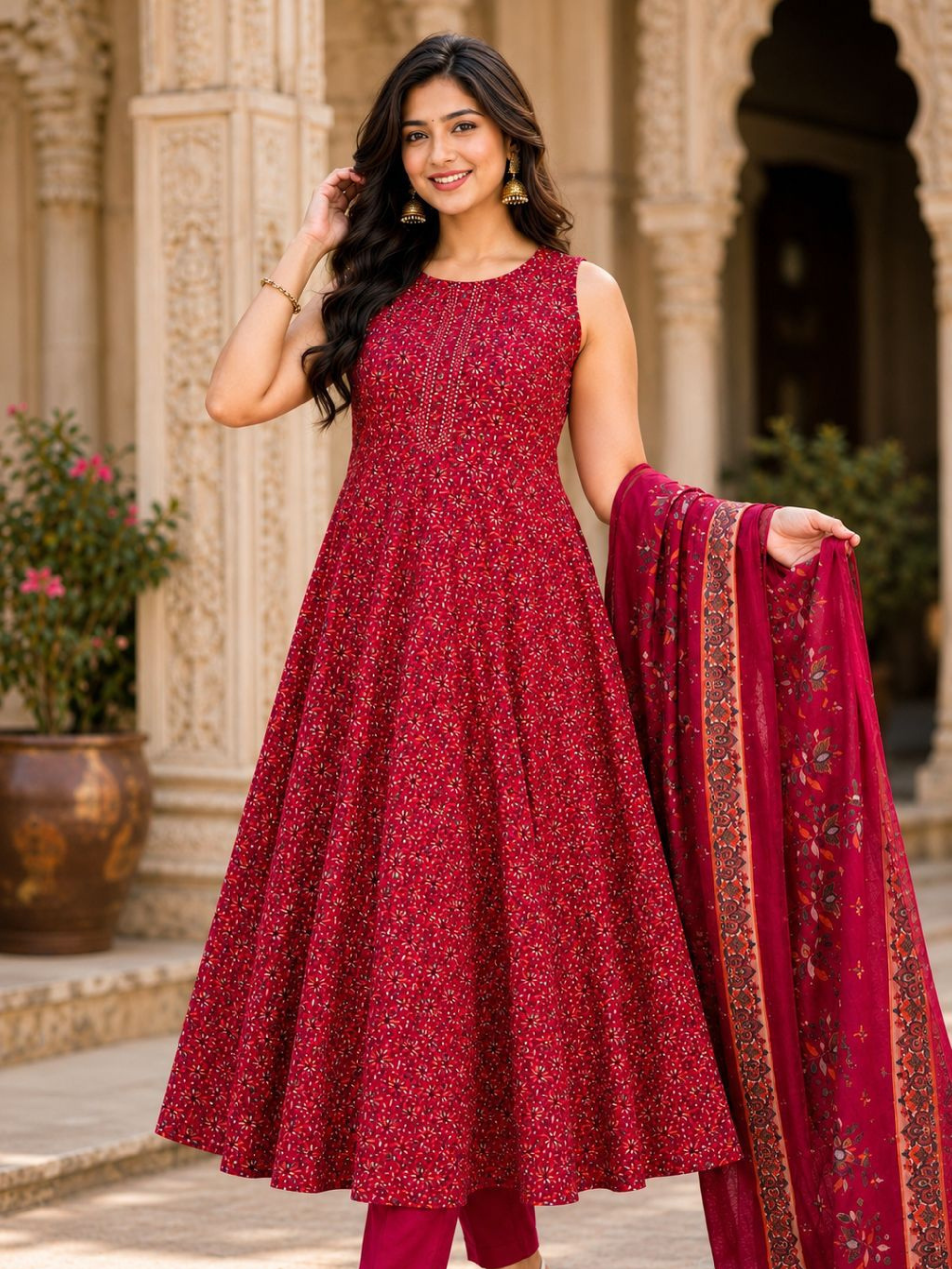Siddhivinayak Women’s Premium A-Line Kurti Set - Image 5
