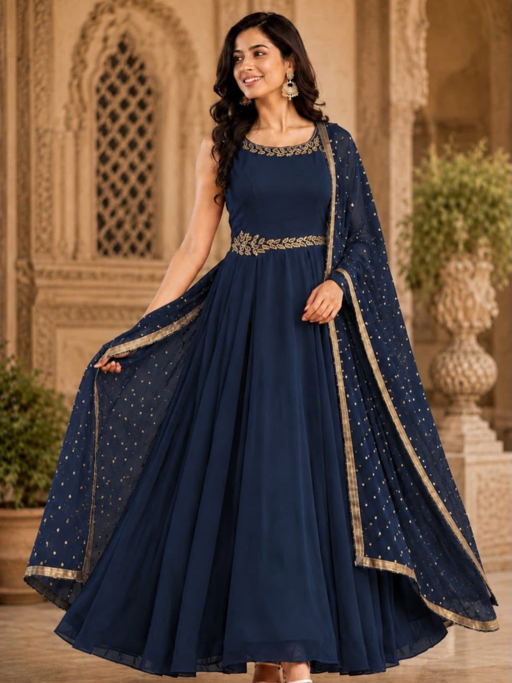 Siddhivinayak Designer Anarkali Gown Set