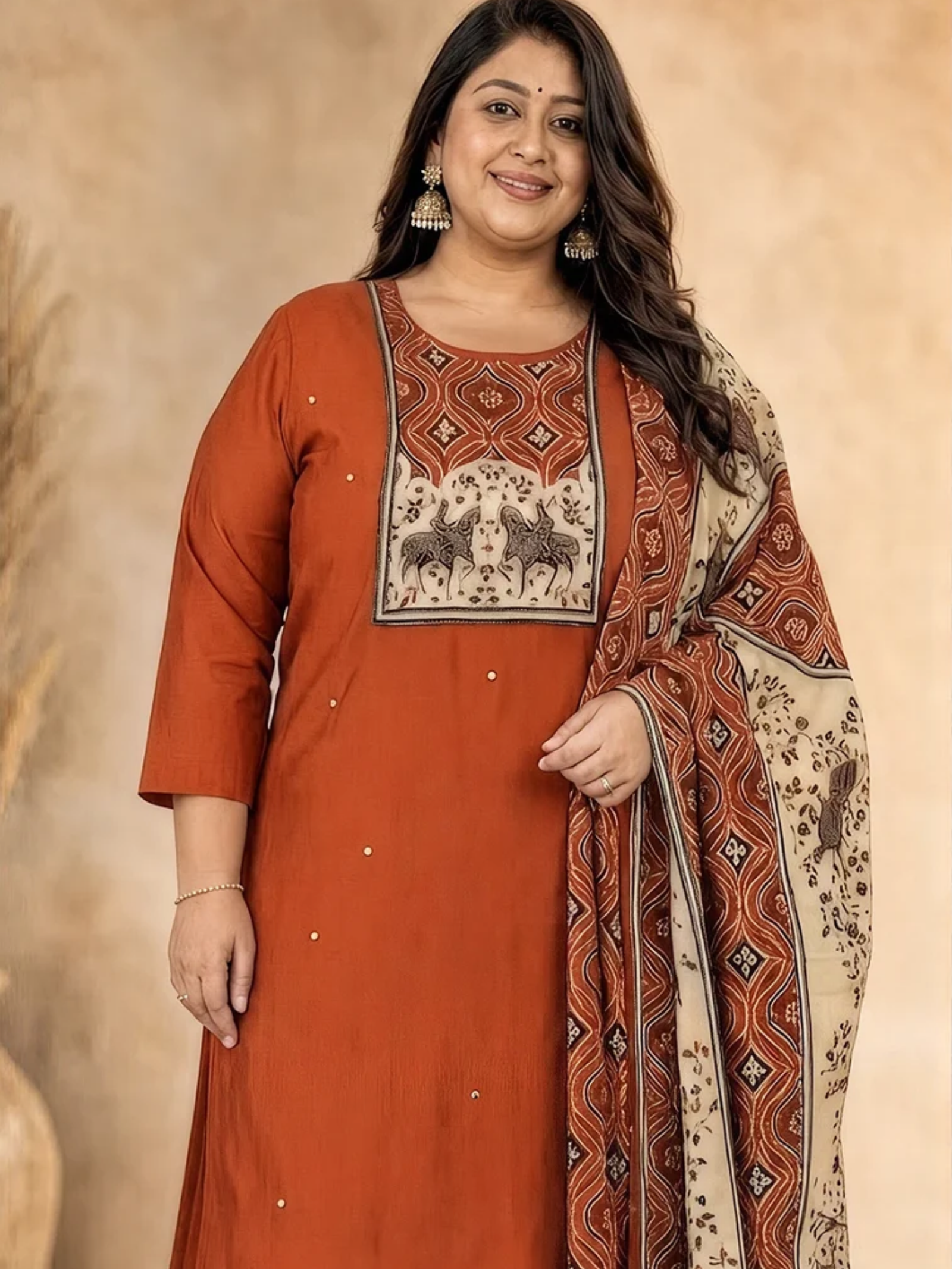 Printed Kurta Set - Image 4