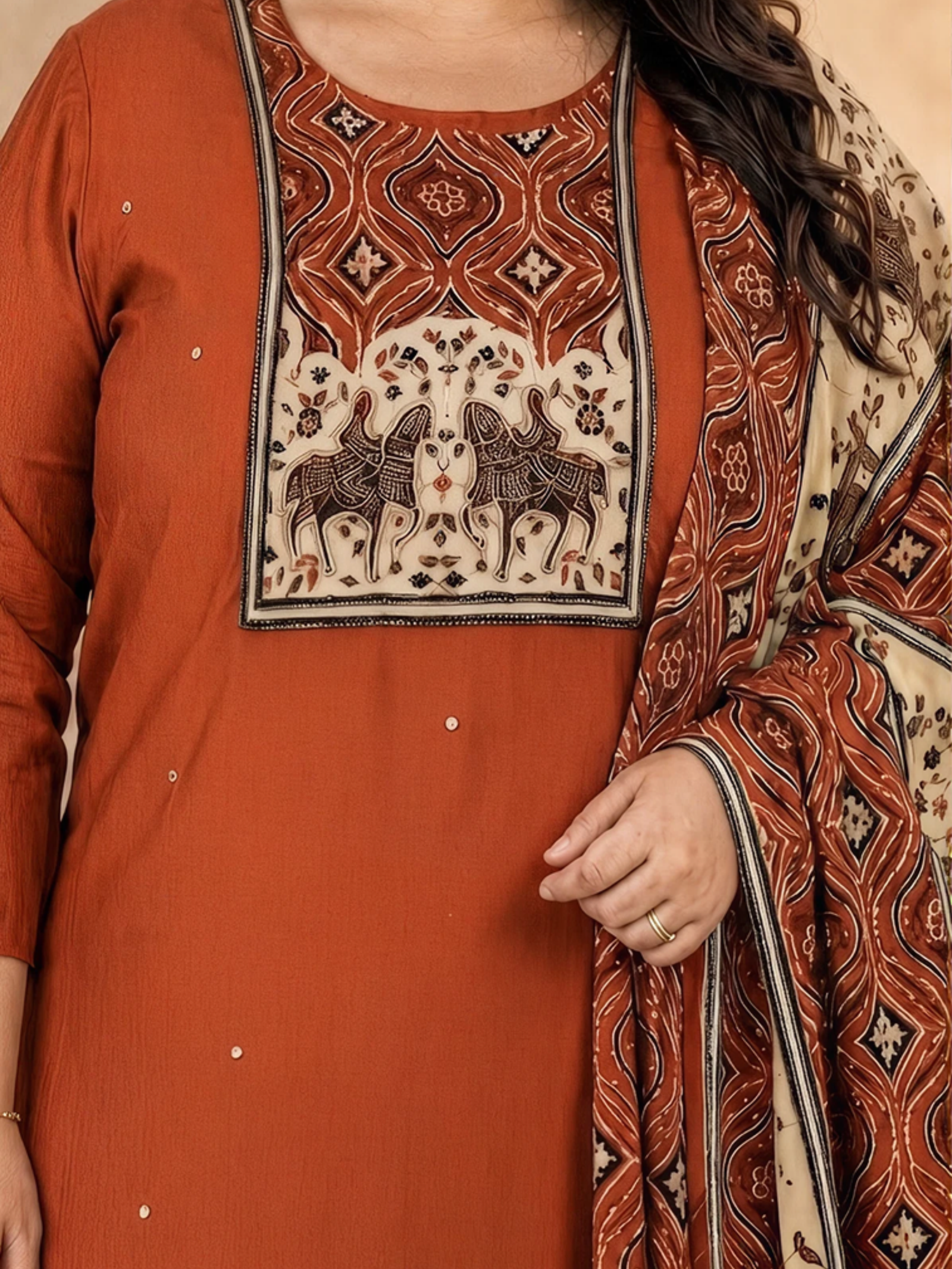 Printed Kurta Set - Image 5