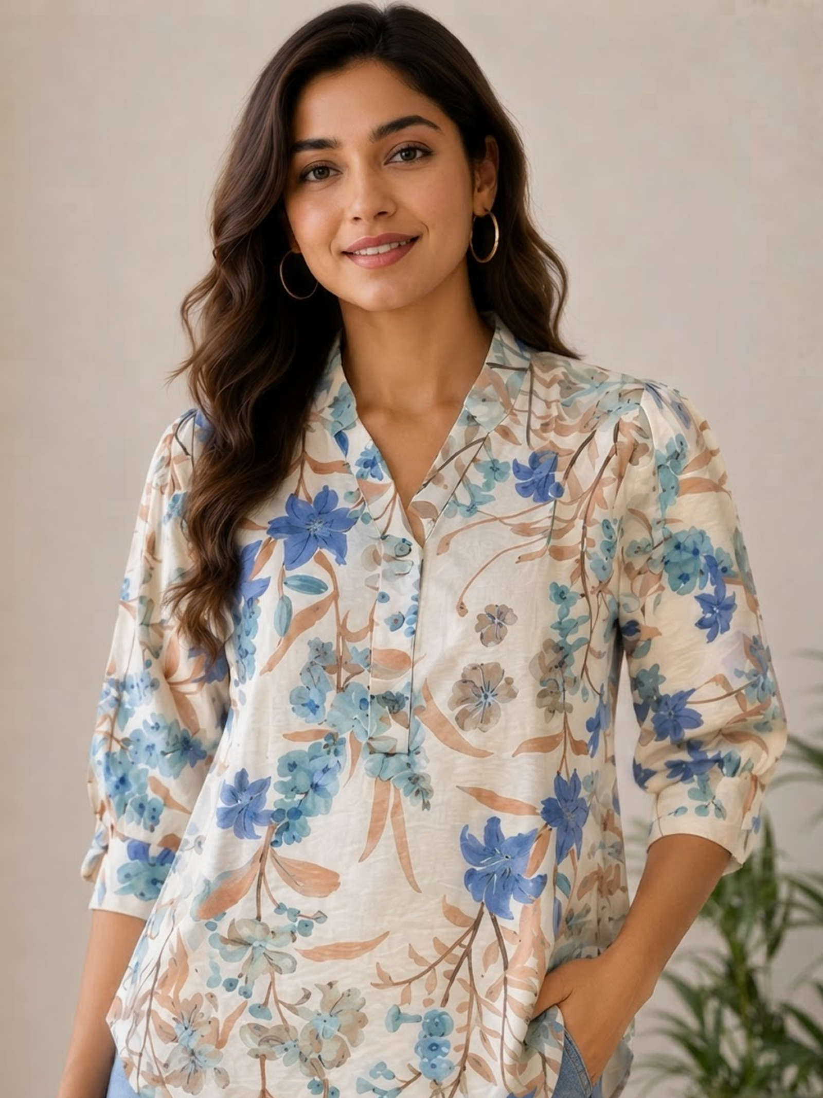 Floral Printed Casual Tops for Women - Image 2