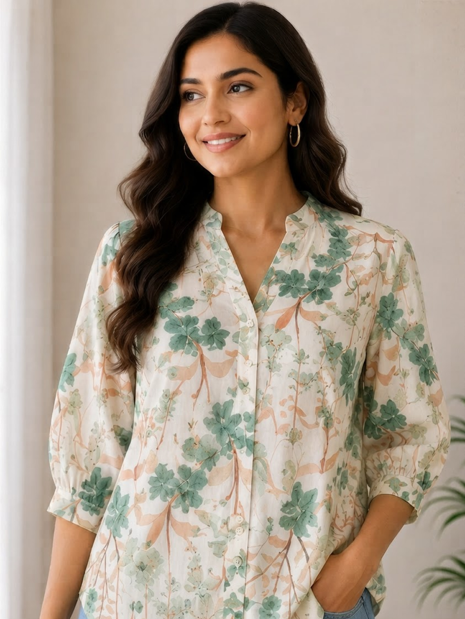 Floral Printed Casual Tops for Women - Image 3