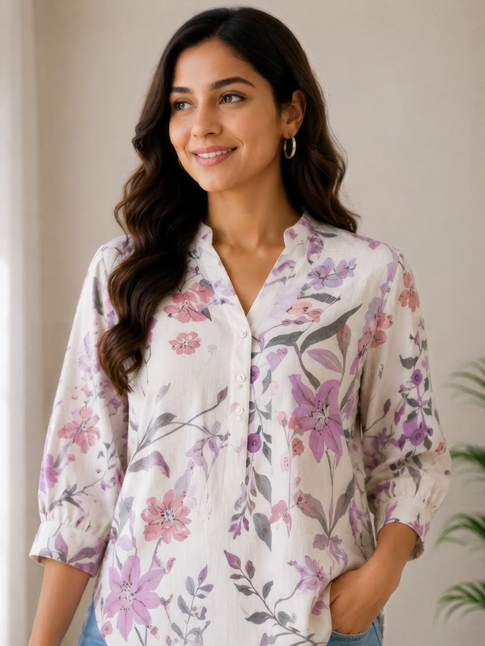 Floral Printed Casual Tops for Women - Image 5