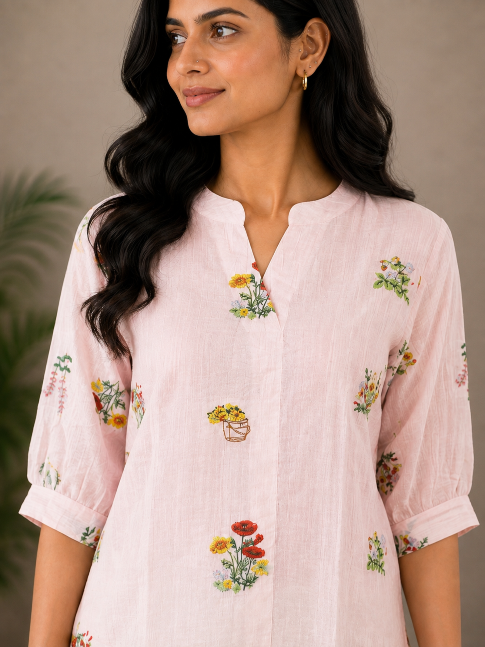Floral Printed Women's Top Product Description - Image 2