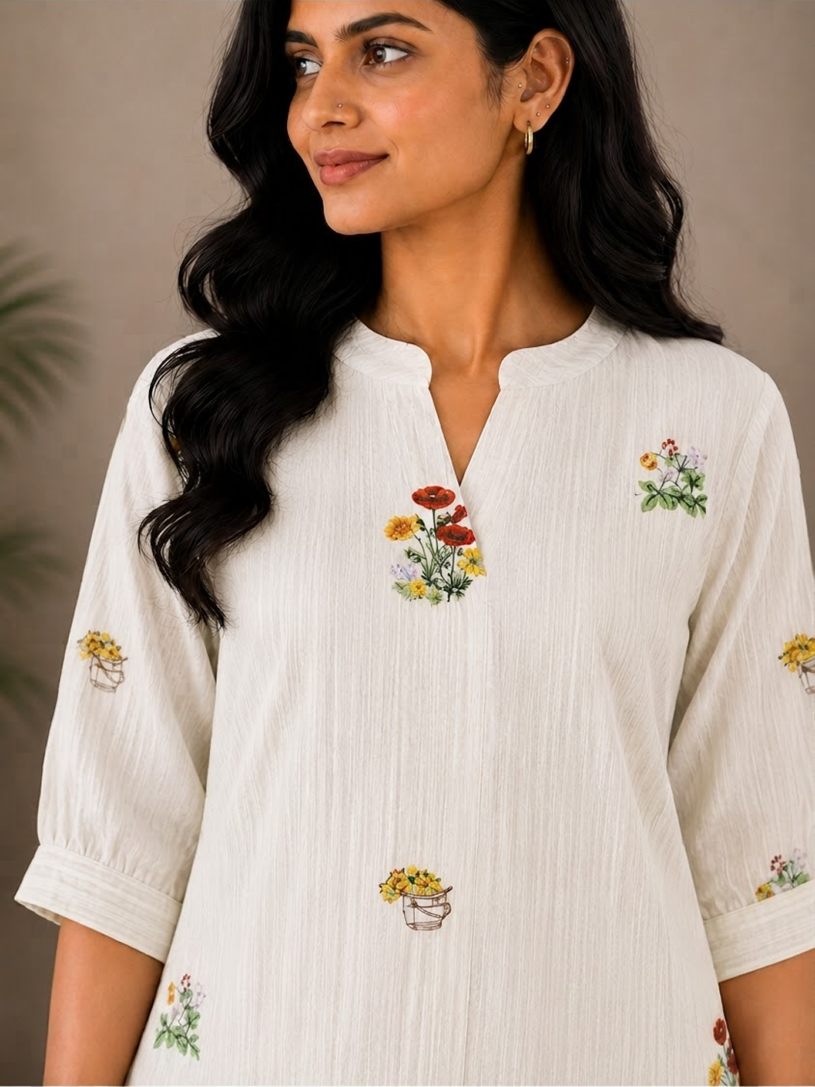 Floral Printed Women's Top Product Description - Image 6
