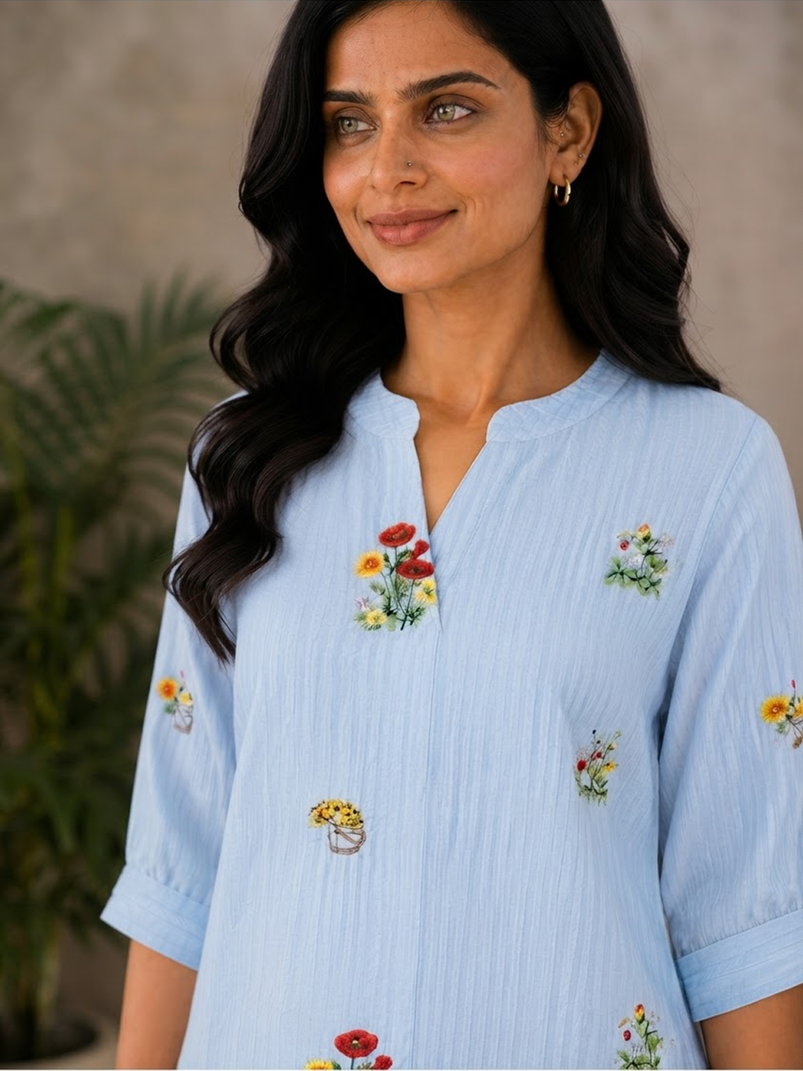 Floral Printed Women's Top Product Description - Image 7