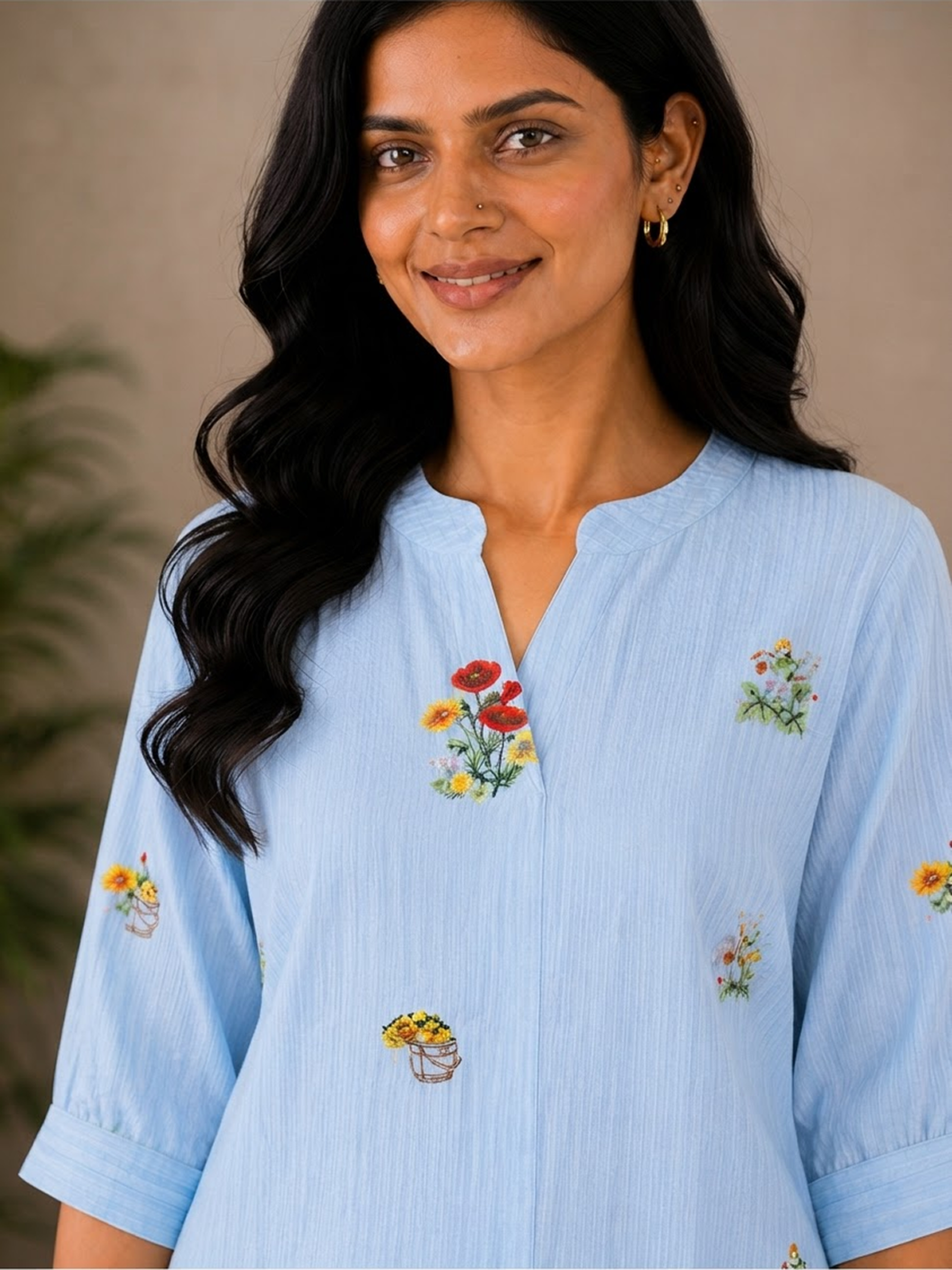 Floral Printed Women's Top Product Description - Image 8