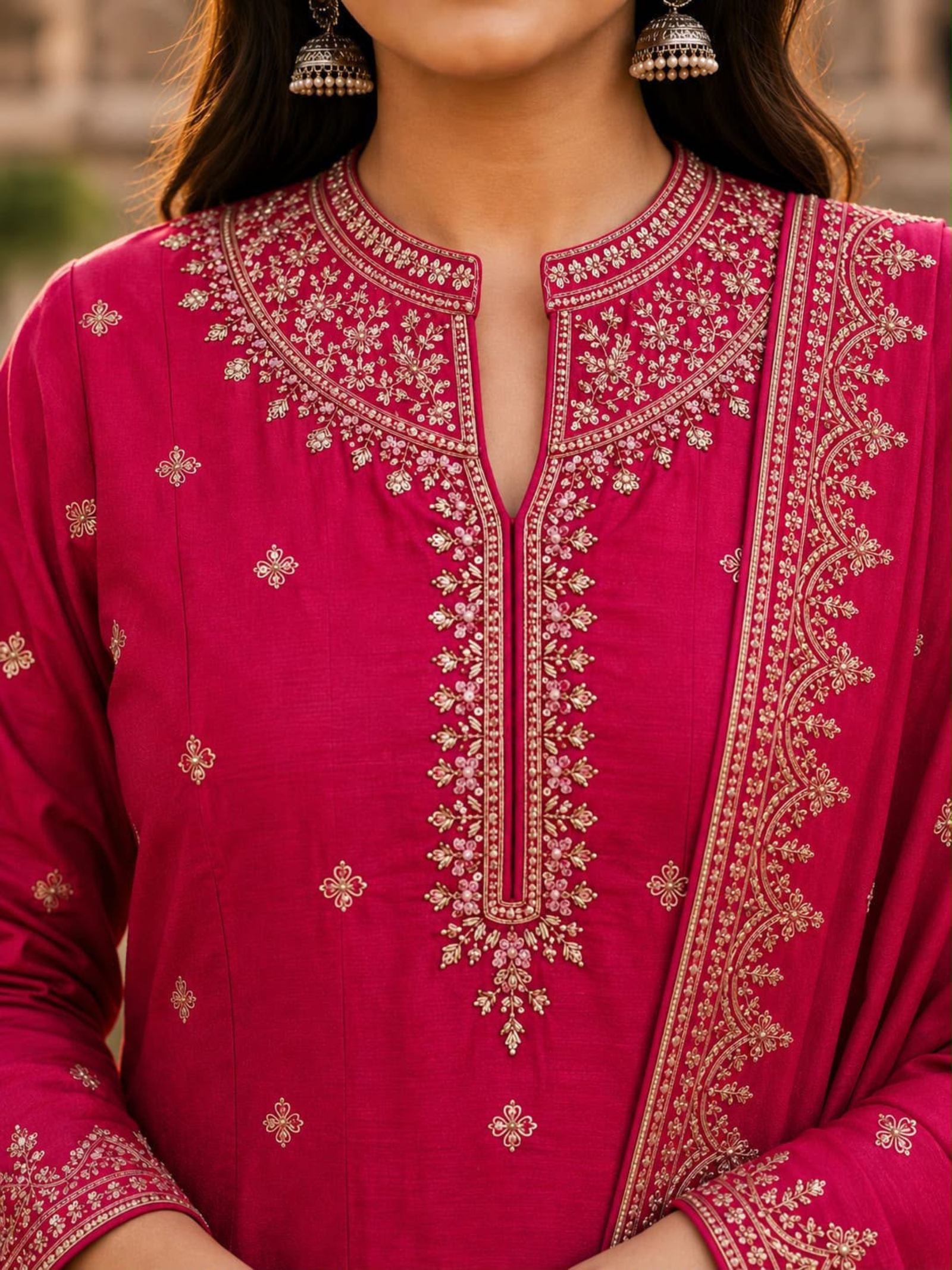 Premium Quality, Skin-Friendly, Gorgeous Look Anarkali Suit Set - Image 12