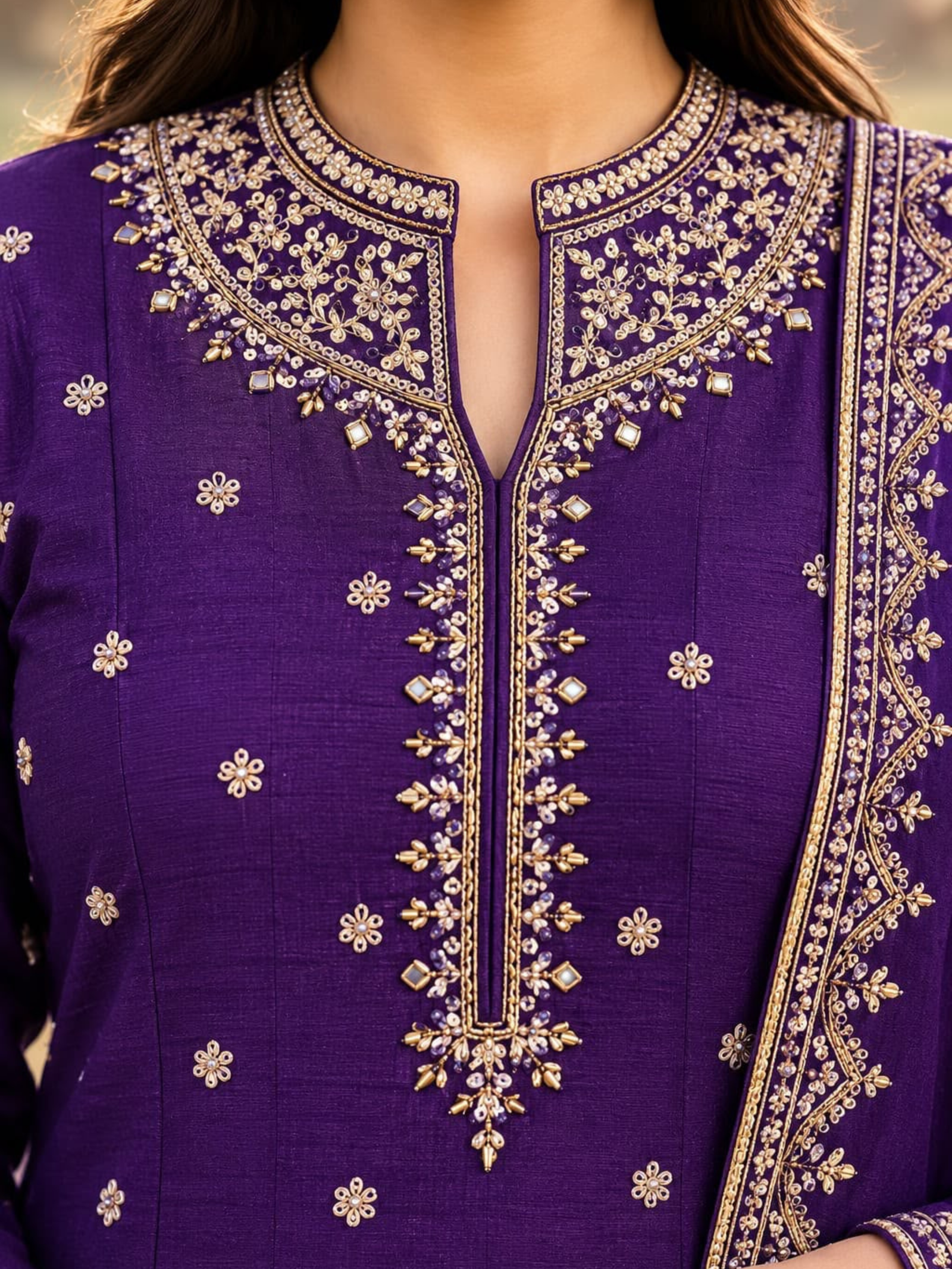 Premium Quality, Skin-Friendly, Gorgeous Look Anarkali Suit Set - Image 11