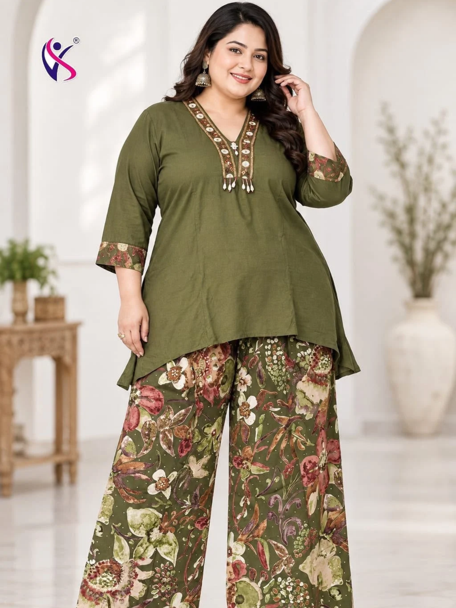 Premium Plus Size Stylish Co-Ord Set – 2 Piece - Image 7