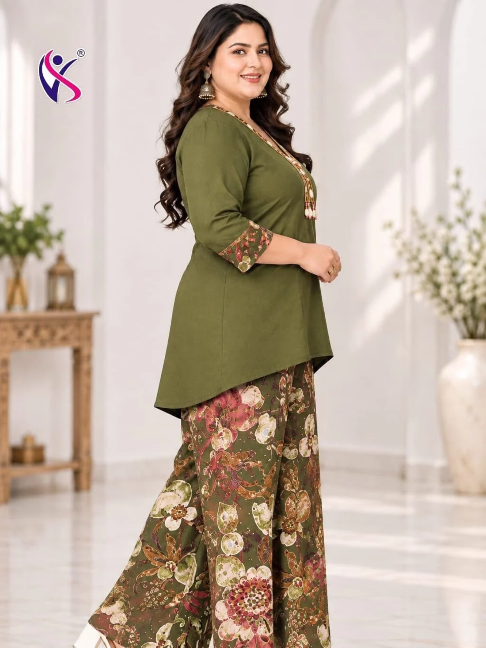 Premium Plus Size Stylish Co-Ord Set – 2 Piece - Image 8