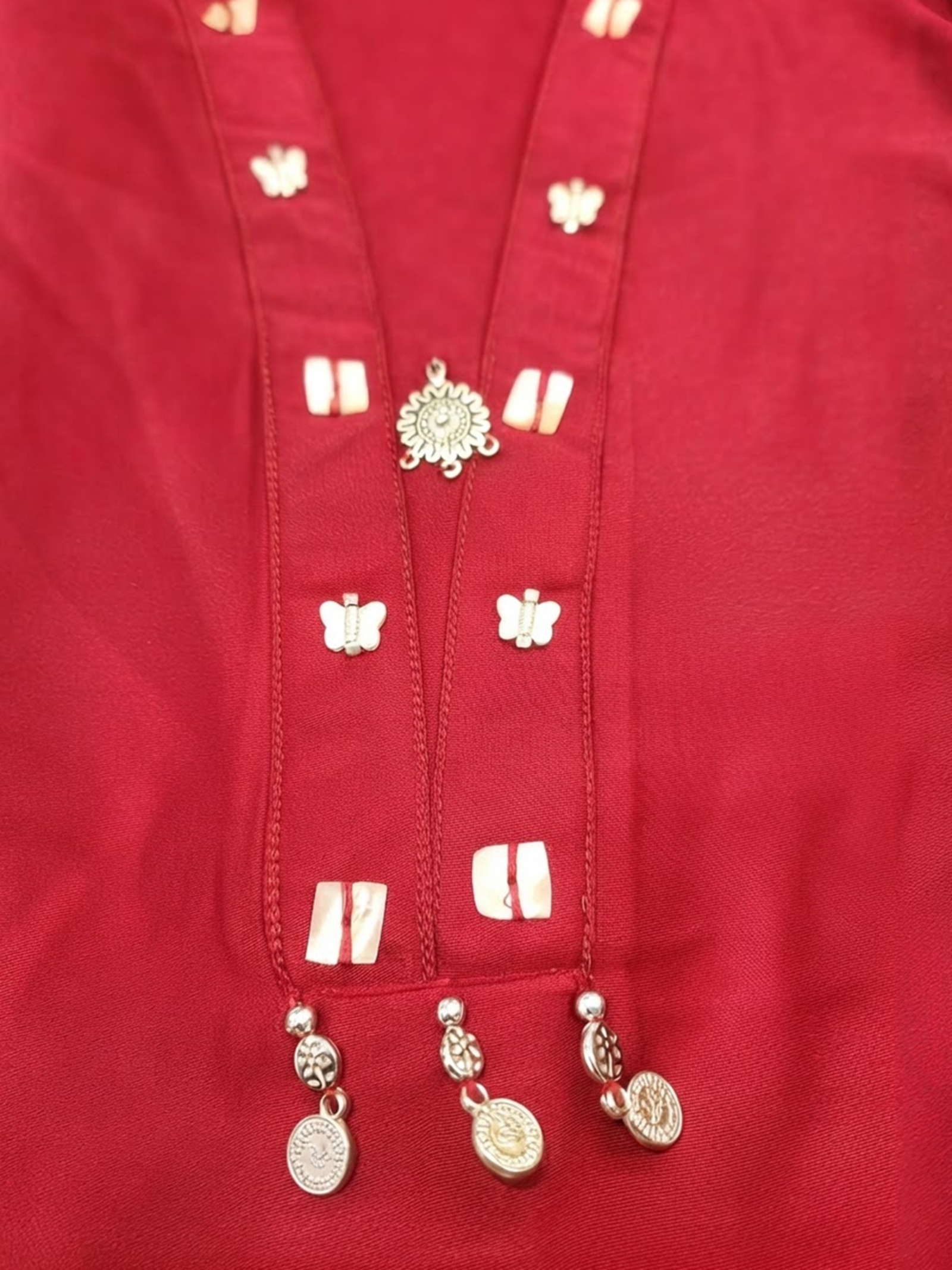 Siddhivinayak Women’s Premium A-Line Kurti with Printed Palazzo Set | 2-Piece Ethnic Wear | 3/4 Sleeves - Image 3